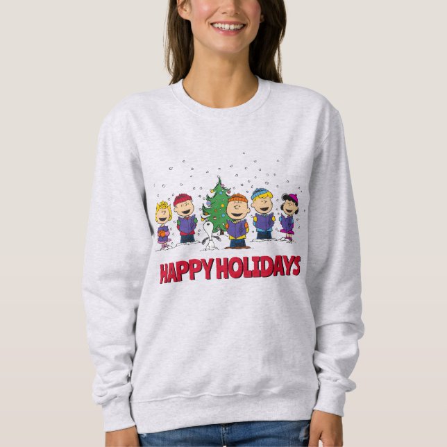 Peanuts | Around the Christmas Tree Sweatshirt (Front)