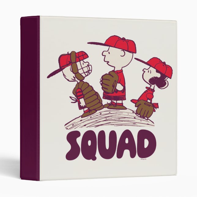 Peanuts | Baseball Squad Binder (Front/Spine)