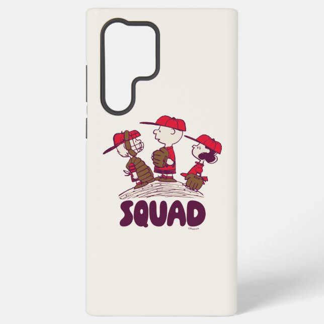 Peanuts | Baseball Squad Samsung Galaxy S22 Ultra Case (Back)