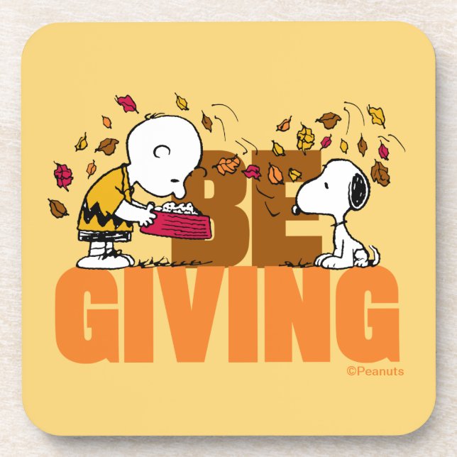 Peanuts | Be Giving Coaster (Front)