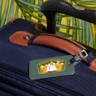 Peanuts   Beagle Mountain Ski Lodge Luggage Tag