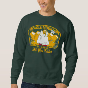 Peanuts Beagle Mountain Ski Lodge Sweatshirt