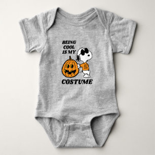 Peanuts Being Cool Is My Costume Baby Bodysuit