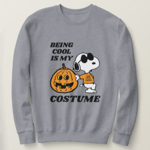 Peanuts Being Cool Is My Costume Sweatshirt