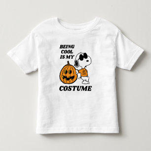 Peanuts   Being Cool Is My Costume Toddler T-shirt