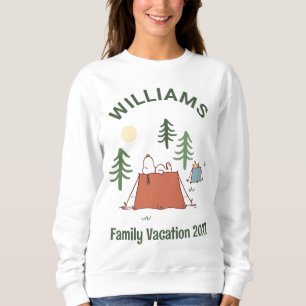 Peanuts Camping Family Vacation Sweatshirt