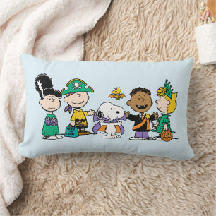 Peanuts Candy Crew Halloween Gang Lumbar Pillow