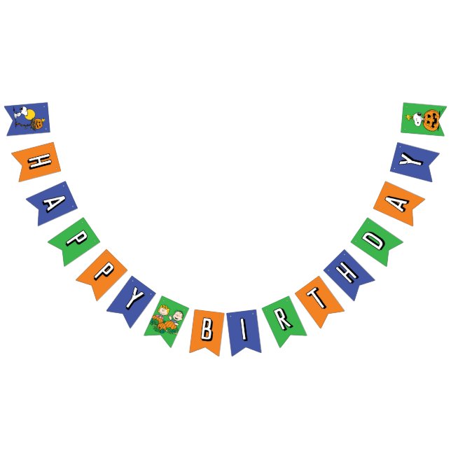 Peanuts | Charlie Brown and Gang Birthday Bunting Bunting Flags (All)