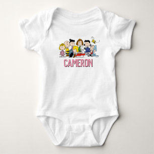 Peanuts Charlie Brown and Gang Birthday Girl Baby Bodysuit