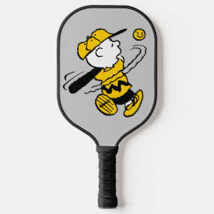 Peanuts   Charlie Brown at Bat Pickleball Paddle