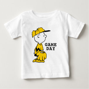 Peanuts   Charlie Brown Baseball Game Baby T-Shirt