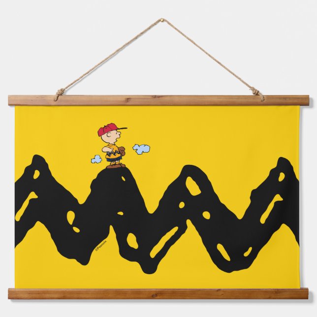 Peanuts | Charlie Brown Baseball Hanging Tapestry (Front)