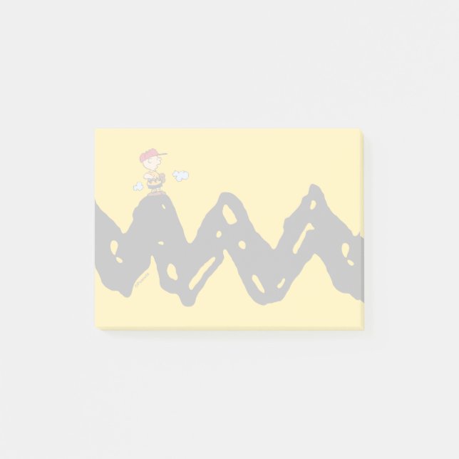 Peanuts | Charlie Brown Baseball Post-it Notes (Front)