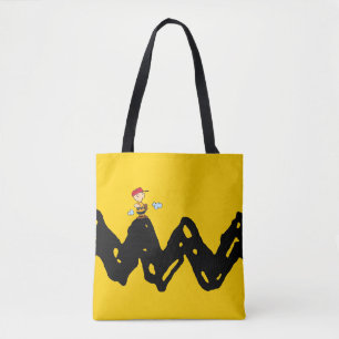 Peanuts   Charlie Brown Baseball Tote Bag