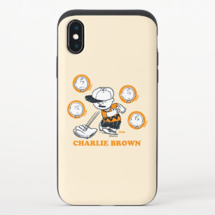 PEANUTS   Charlie Brown Baseball iPhone X Slider Case