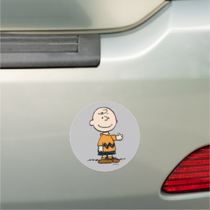 Peanuts   Charlie Brown Car Magnet