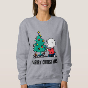 Peanuts   Charlie Brown Christmas Lights Sweatshirt