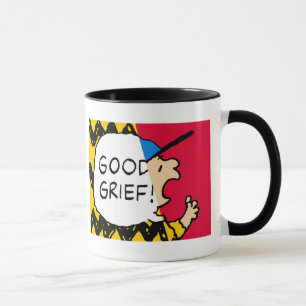 Peanuts   Charlie Brown Good Grief Half & Half Mug