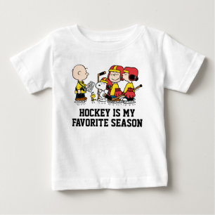 Peanuts   Charlie Brown Hockey Coach Baby T-Shirt