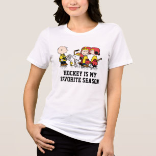 Peanuts Charlie Brown Hockey Coach Tri-Blend Shirt