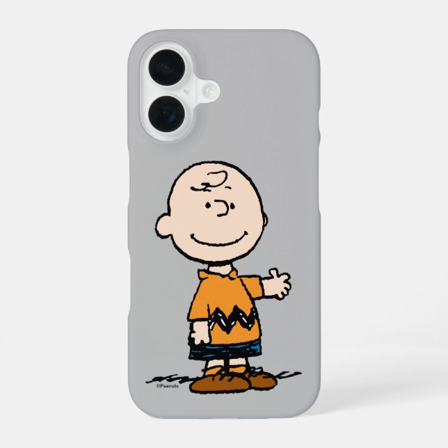 Peanuts | Charlie Brown iPhone 16 Case (Back)