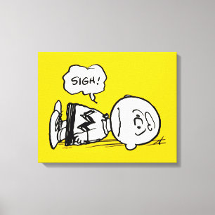 Peanuts   Charlie Brown is Down Canvas Print