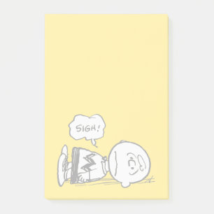 Peanuts   Charlie Brown is Down Post-it Notes