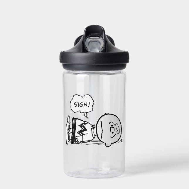 Peanuts | Charlie Brown is Down Water Bottle (Front)