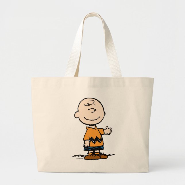 Peanuts | Charlie Brown Large Tote Bag (Front)