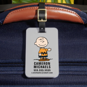 Peanuts Charlie Brown Luggage Tag