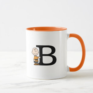 Peanuts   Charlie Brown Monogram B Mug