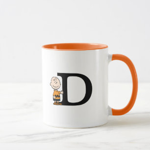 Peanuts   Charlie Brown Monogram D Mug