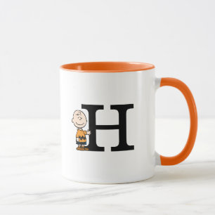 Peanuts   Charlie Brown Monogram H Mug