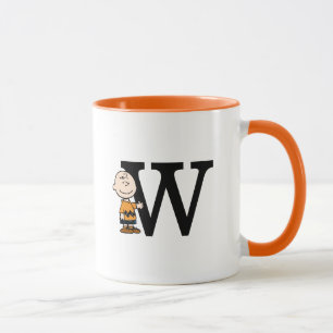 Peanuts   Charlie Brown Monogram W Mug