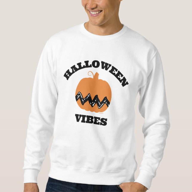 Peanuts | Charlie Brown Orange Pumpkin Sweatshirt (Front)