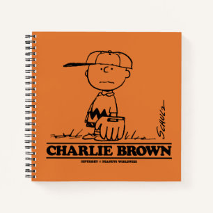 Peanuts   Charlie Brown Playing Ball Notebook