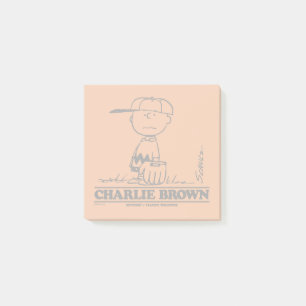 Peanuts   Charlie Brown Playing Ball Post-it Notes