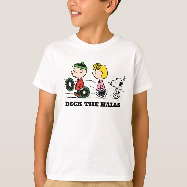 Peanuts | Charlie Brown, Sally & Snoopy T-Shirt (Front)