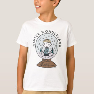 Peanuts Charlie Brown Snow Globe T-Shirt