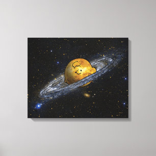 Peanuts   Charlie Brown Spaced Out Canvas Print