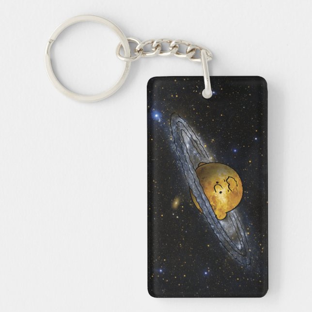 Peanuts | Charlie Brown Spaced Out Keychain (Front)