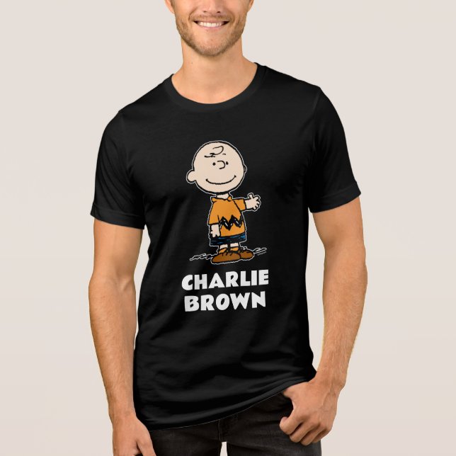 Peanuts | Charlie Brown Tri-Blend Shirt (Front)