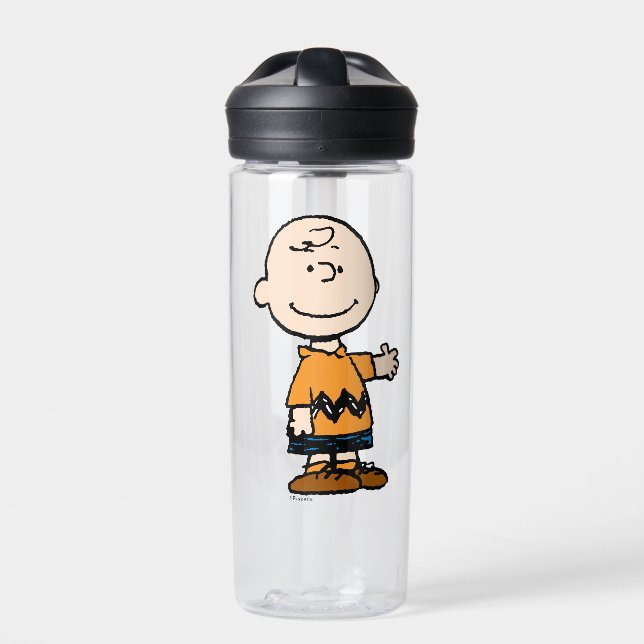 PEANUTS | Charlie Brown Water Bottle (Front)