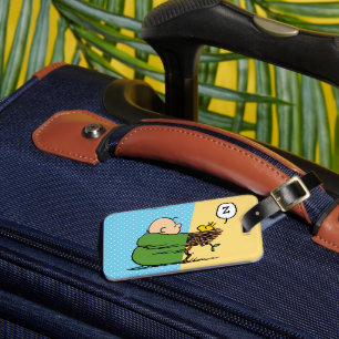 Peanuts Charlie Brown & Woodstock Half & Half Luggage Tag