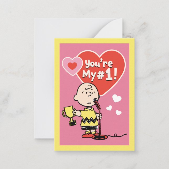 Peanuts | Charlie Brown You're My #1! Card (Front)