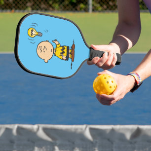 Peanuts Charlie Brown's Light Bulb Idea Pickleball Paddle