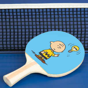 Peanuts   Charlie Brown's Light Bulb Idea Ping Pong Paddle