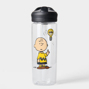 Peanuts   Charlie Brown's Light Bulb Idea Water Bottle