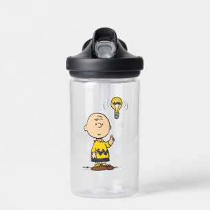 Peanuts   Charlie Brown's Light Bulb Idea Water Bottle