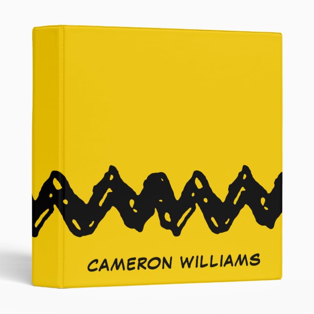 Peanuts | Charlie Brown's Zig-Zag Shirt Binder (Front/Spine)